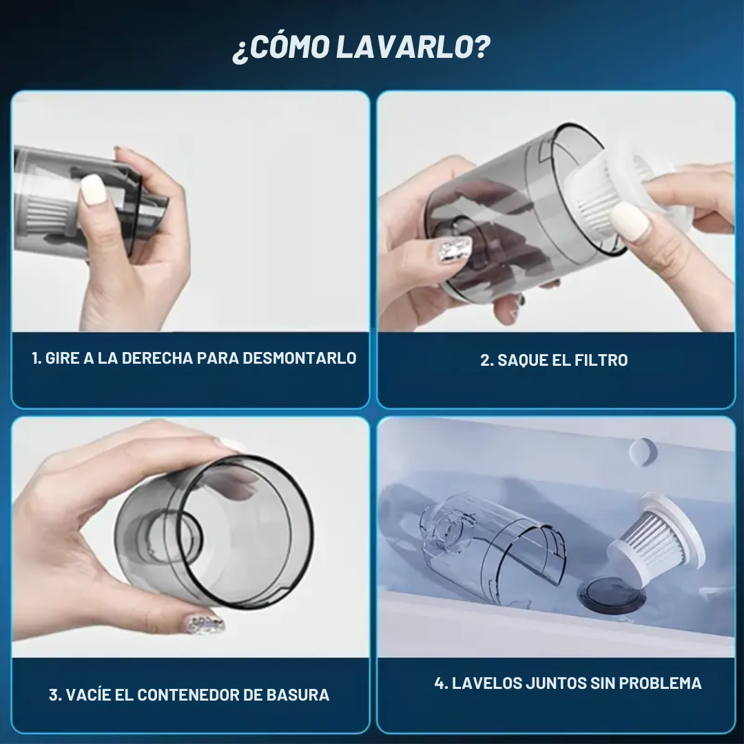Mini Aspiradora Portátil Multifuncional