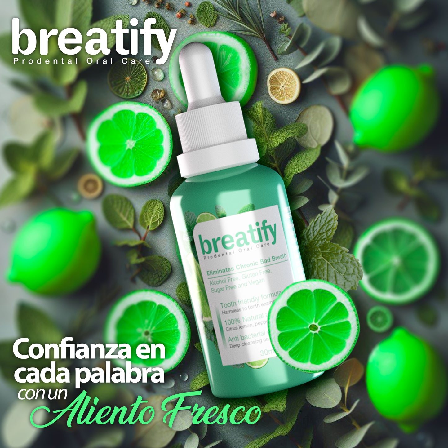 BREATIFY® Elimina el Mal Aliento de Forma Natural