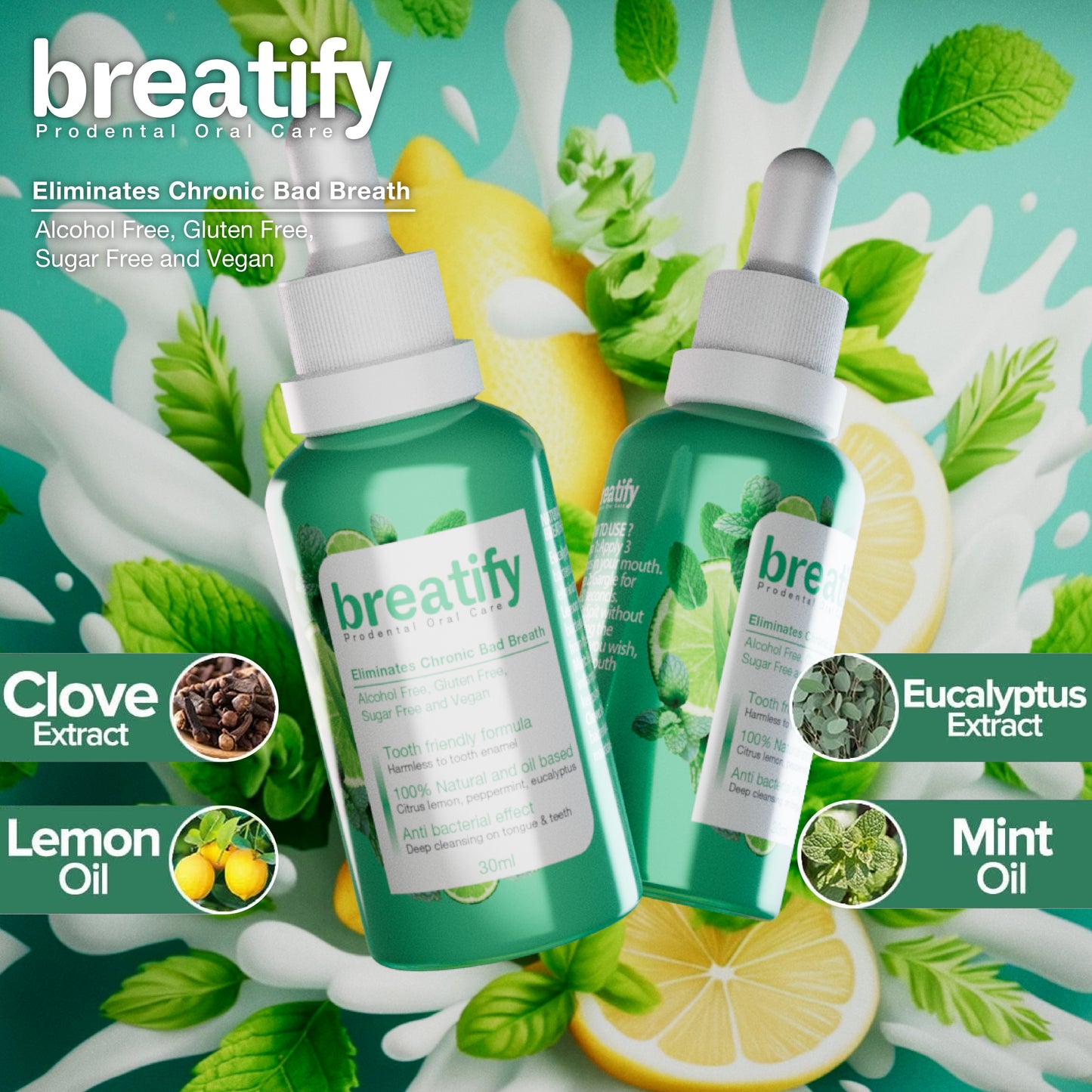 BREATIFY® Elimina el Mal Aliento de Forma Natural