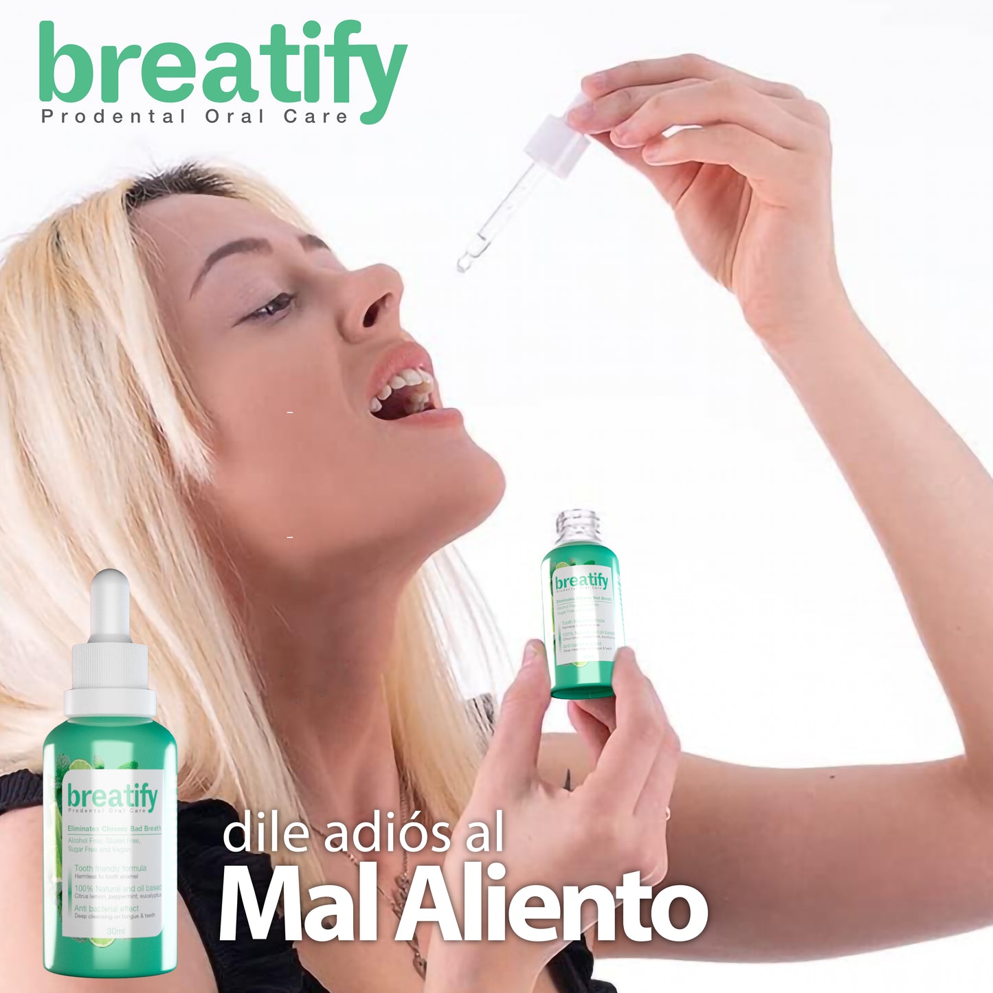 BREATIFY® Elimina el Mal Aliento de Forma Natural